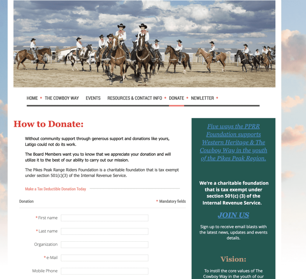 Pikes Peak Range Riders Foundation