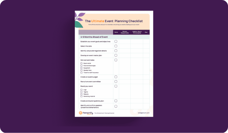 The ultimate event planning checklist