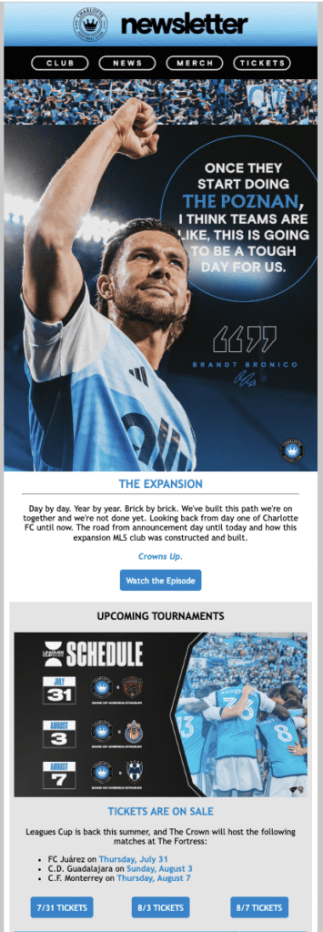 Charlotte Football Club Newsletter